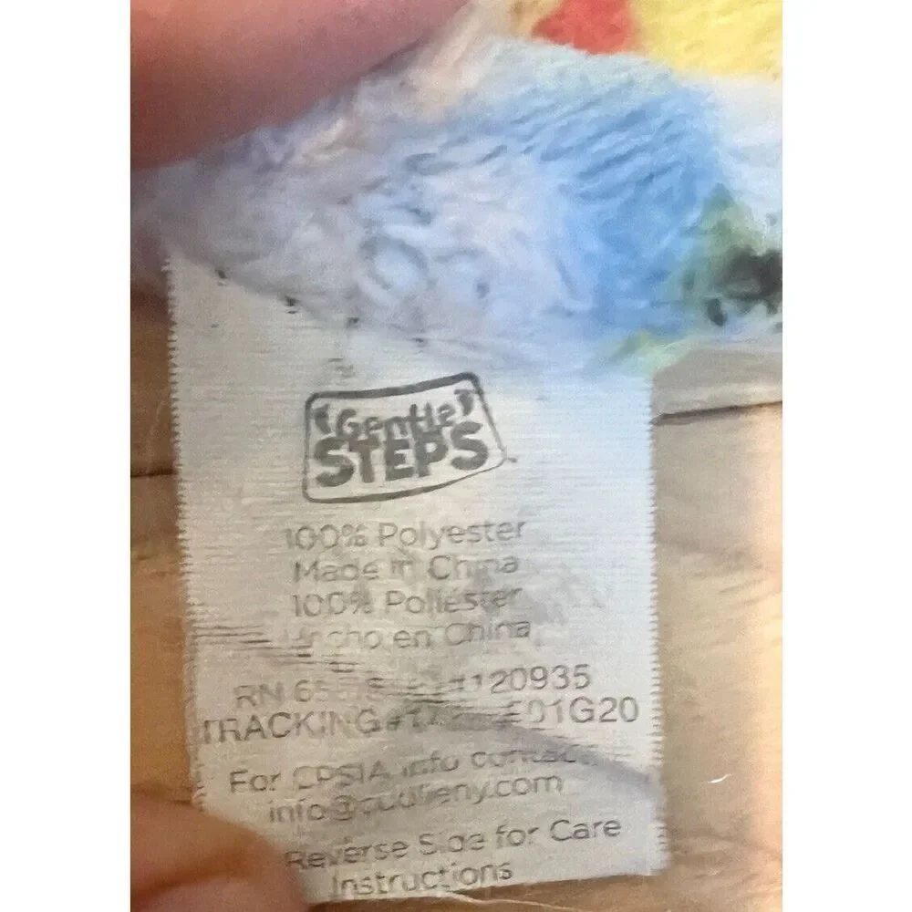 Gentle Steps White Red Blue‎ Green Cars Stars Baby Blanket